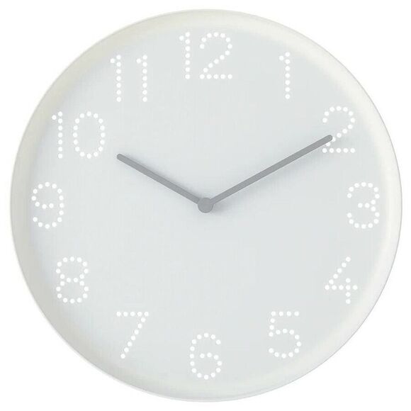 Wall Clock for Home Decor White 9 ¾ " NEW - Picture 6 of 6